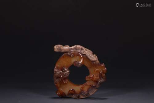 : ancient jade therefore Long BiDiameter of 8.7 cm thick 2 c...
