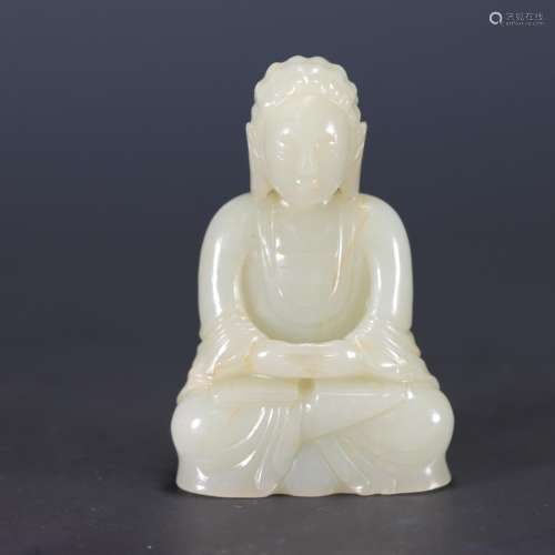 : hetian jade Buddha furnishing articlesSize: 8.1 cm long, 5...