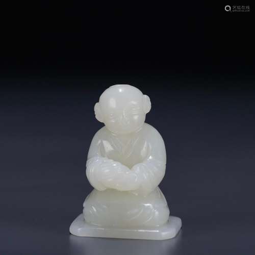 : hetian jade peace from the boyLength: 2.6 cm. : 2 cm wide....