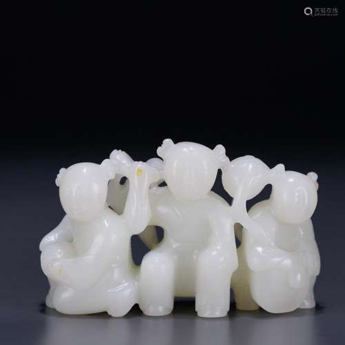 : hetian jade the boy play ball furnishing articlesLength: 6...