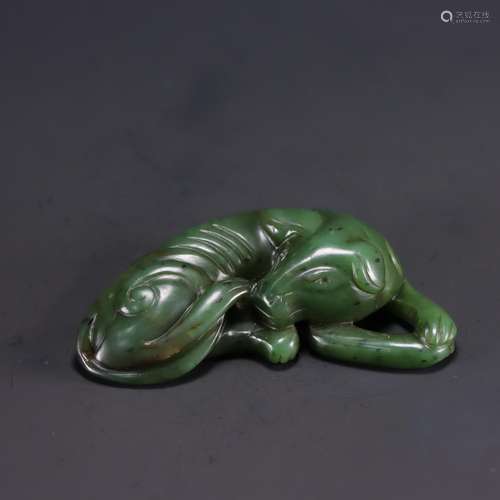 : hetian jade prosperous wealthSize: 9.3 cm long, 4.3 cm wid...