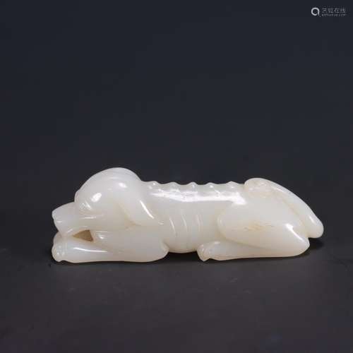 : hetian jade prosperous wealth furnishing articlesSize: 7.5...