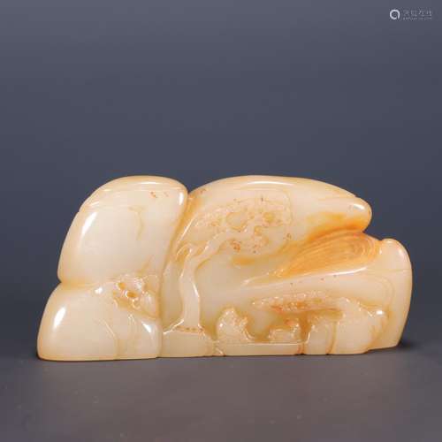 Figure dashanzi furnishing articles: hetian jade stories of ...