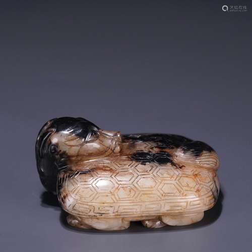 : hetian jade dragon turtle pendantLength: 6 cm. Width: 4.2 ...