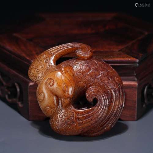 : hetian jade swan bird carvingsLength: 5.8 cm. Width: 6.6 c...