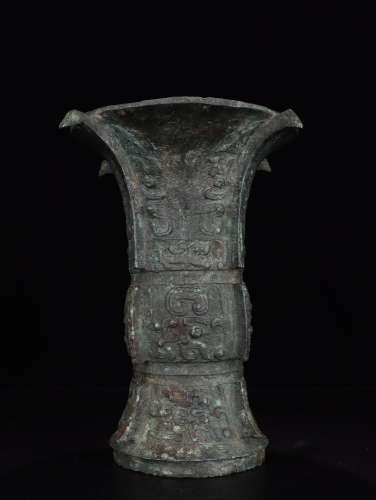 - bronze sifang ji flower vase with furnishing articlesSpeci...