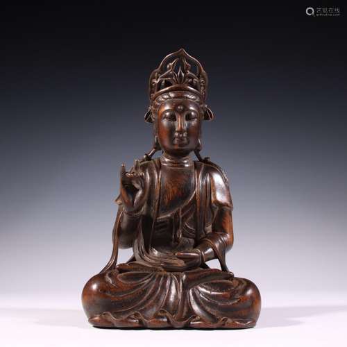 : Chen xiang guan Yin caveSpecification: 24.7 cm high 14.5 c...