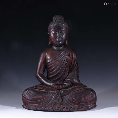 Buddha had agalloch eaglewood wood sculptureSpecification: h...