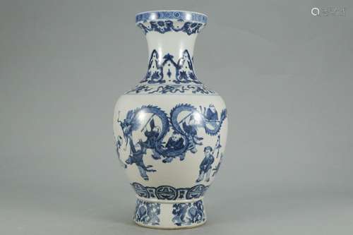 , "" blue and white dragon dish buccal bottle of t...