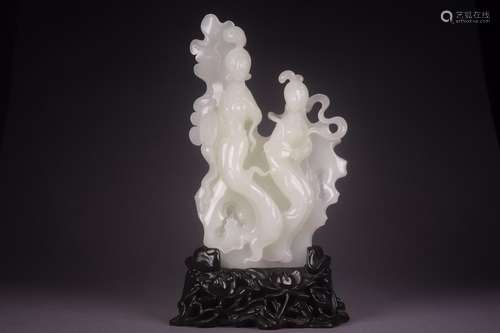 However, hotan jade furnishing articlesSize: 13.5 x3.7 x22cm...