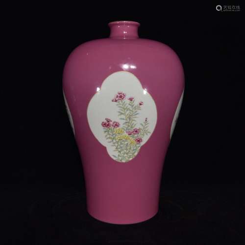 Carmine pastel flowers grain mei bottles, 37 x 24