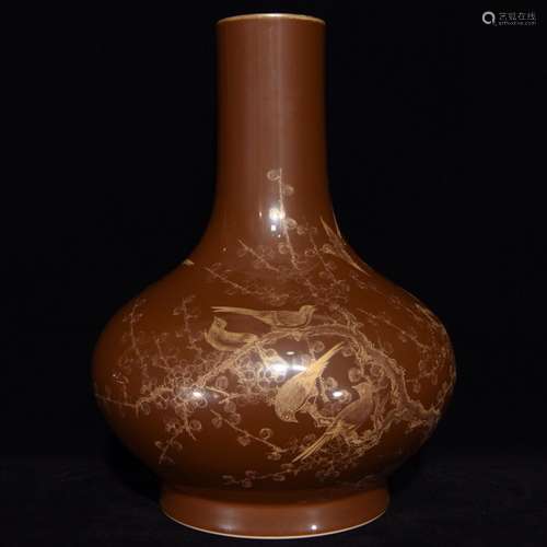 flower grain sauce glaze bottle, 32 x 25