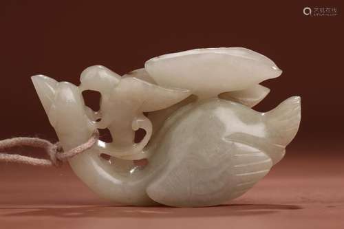 : hetian Bai Yushuang birdLong: 8 cm wide, 2.5 cm high, 4.9 ...