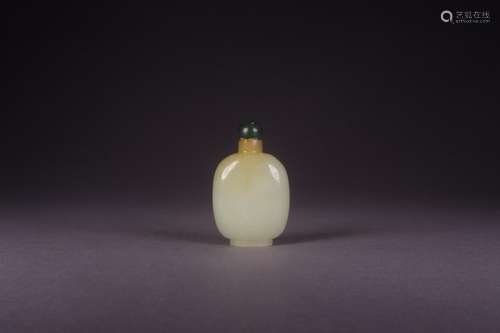 , hotan white jade snuff bottlesSize: 3.8 x2x6. 1 cm, weighs...