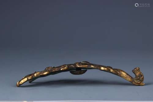 War, copper gold treasure animal heads bucklesSize: 17.5 cm ...