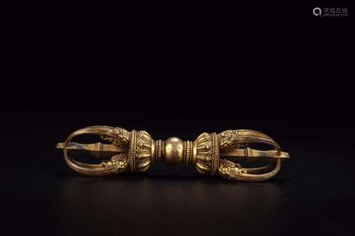 : gold vajraSize: 17 cm long diameter of 4.5 cm weighs 415 g...