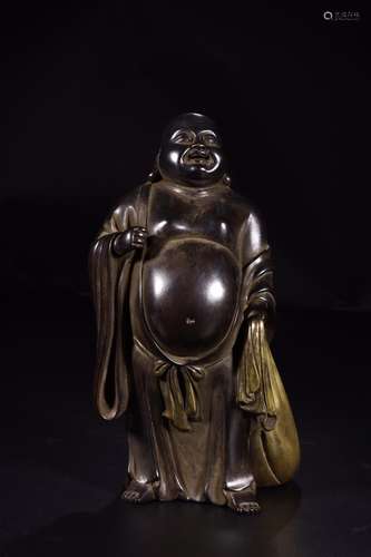 : copper maitreya stands resembleLong 14 cm wide 11 cm high ...