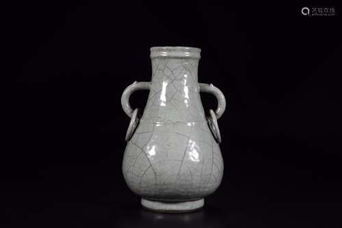 Brother: imitation glaze vase with a double loopSize: 23 cm ...