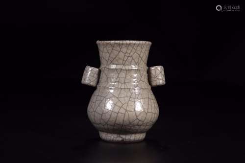 Brother: imitation glaze vase with a double penetrationSize:...