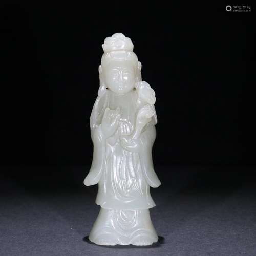 "Ruyi guan Yin statue" : xinjiang hotanSpecificati...