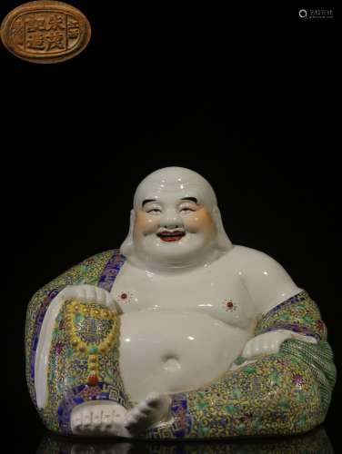 ."Zhu Mao" model of pastel maitreya statue furnish...