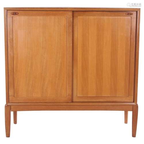 Deens Vintage Teakhouten Highboard Van H.W.Klein Voor Bramin