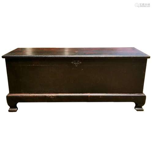 Monumental Antique Trunk Giant Blanket Chest