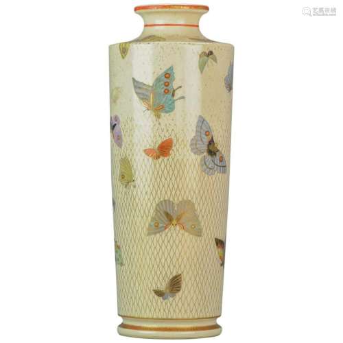 Antique 19th Century Japanese Satsuma Vase Richly Decorated ...