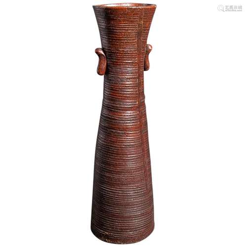 Japanese Bizen Flower Vase