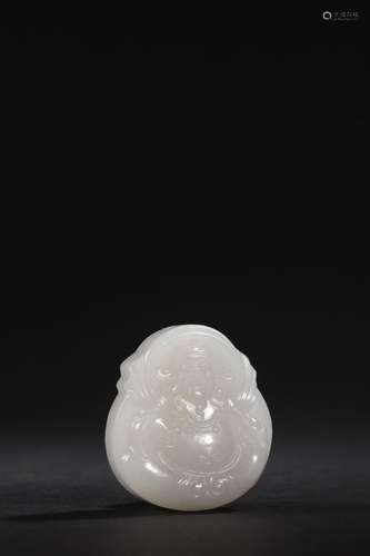 - xinjiang hetian jade god of wealth is hangedSpecification:...