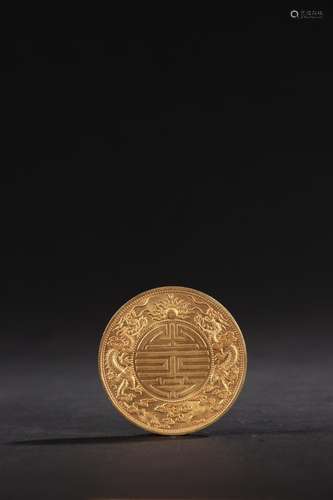 Late - province treasure pure gold COINSSpecification: 4.1 c...