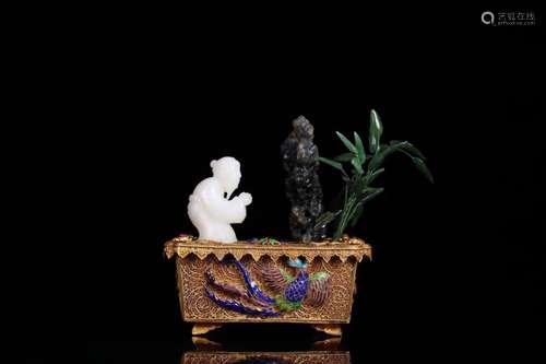 European reflux: character stone bonsai flowersSize: 15 cm h...