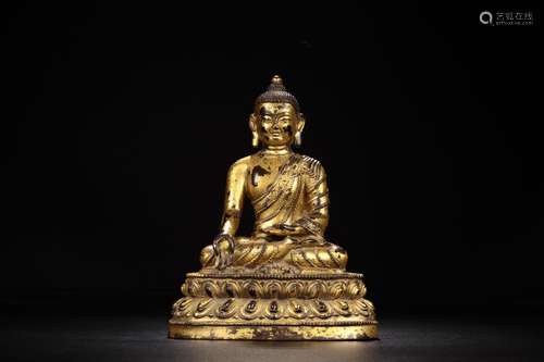 , copper Buddha statueSize: 15.5 x9.5 x19.5 cm and weighs 20...