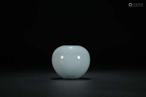 , "" sky blue glaze water jarSize: 6 abdominal dia...