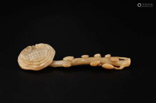 Furnishing articles, hetian jade seed makings ganoderma luci...