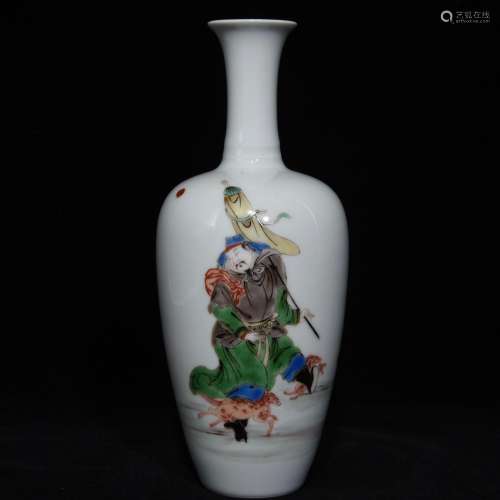 Thin neck bottles of colorful charactersSize: 22.5 diameter ...