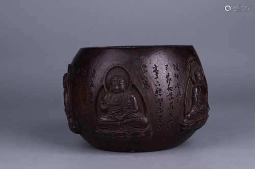 Five fang Buddha bowl: aloes11 cm diameter 17 cm highTake al...