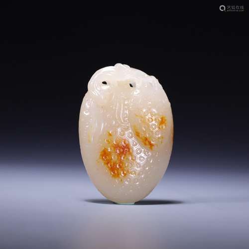 , hetian jade litchi grain pieces, size: 5.8 * * * * 4.0 2.0...