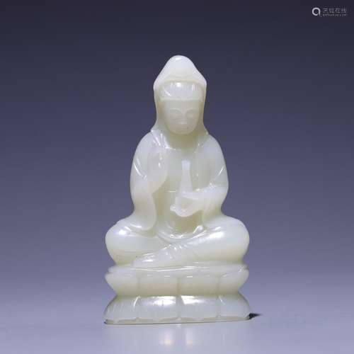 , hetian jade guanyin cave, size: 8.8 * * * * 4.9 2.2 cm, 11...