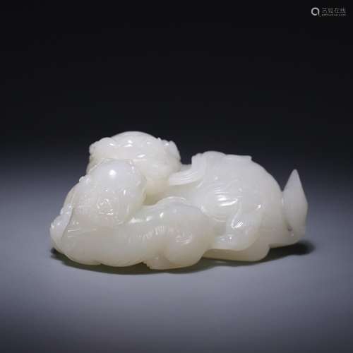 Less, hetian jade a surname and furnishing articles, size: 1...