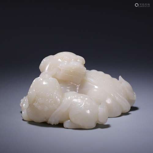 Less, hetian jade a surname and furnishing articles, size: 1...