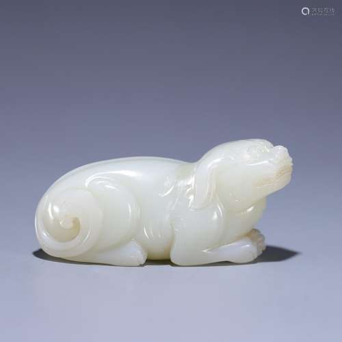 Lie, hetian jade beast, size: 7.8 * * * * 4.3 4.0 cm, 180.8 ...