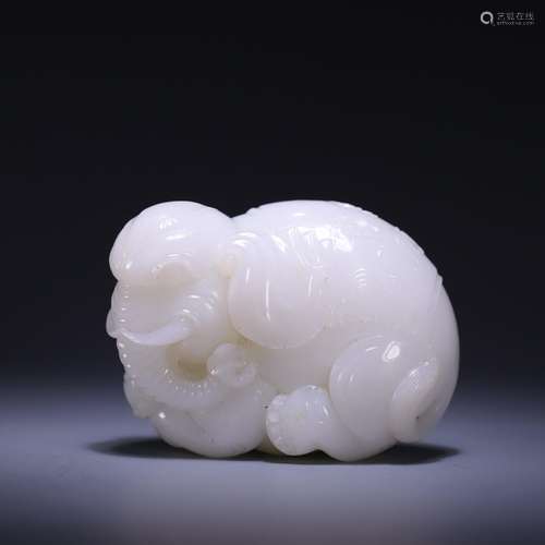 , hotan Bai Yuxiang, size: 7.8 * * * * 6.0 3.9 cm, 301.5 g!