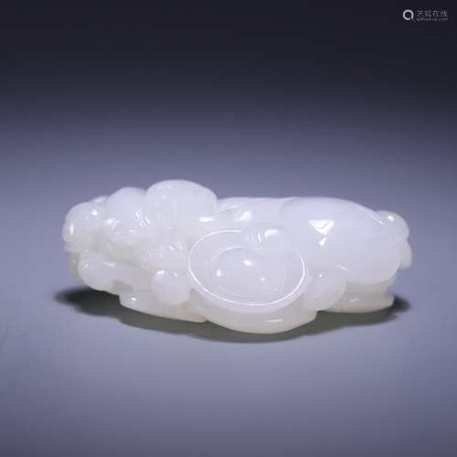 , hetian jade prosperous wealth, size: 6.1 * * * * 3.5 2.3 c...