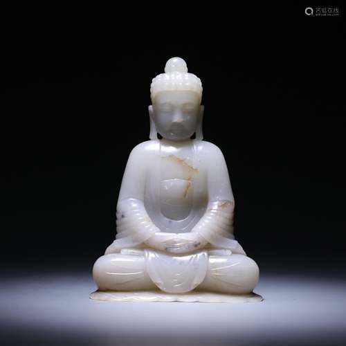 , hetian jade seed makings Buddha cave, size: 10.5 * * * * 4...