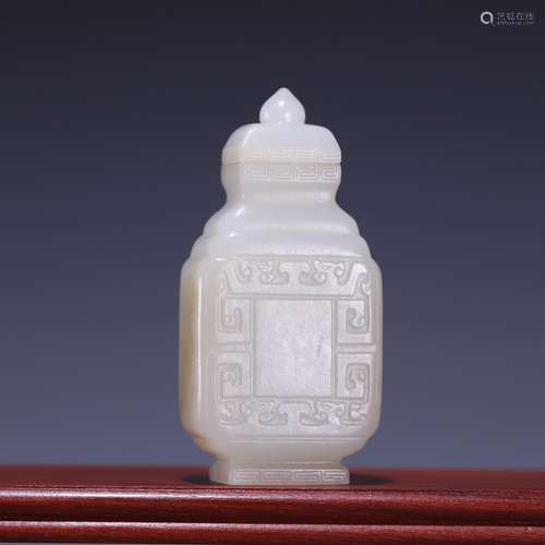 Bottle, hetian jade dragon grain, size: 7.8 * * * * 3.8 2.0 ...