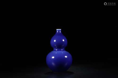 , "" blue glaze bottle gourdSize: 18 cm tallThe go...