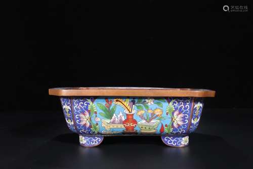 : static far hall, cloisonne bottom basinSize: 11 cm high 30...