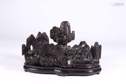 : red sandalwood dashanzi furnishing articlesSize: 19 cm lon...