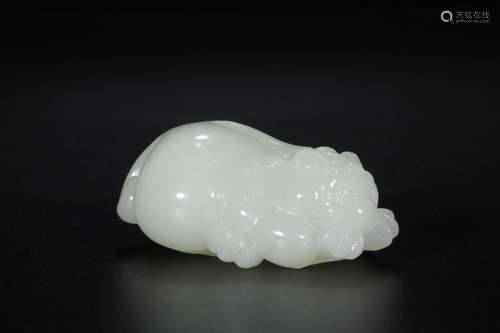 Night: hetian jade, the mythical wild animal playSize: 2.7 c...